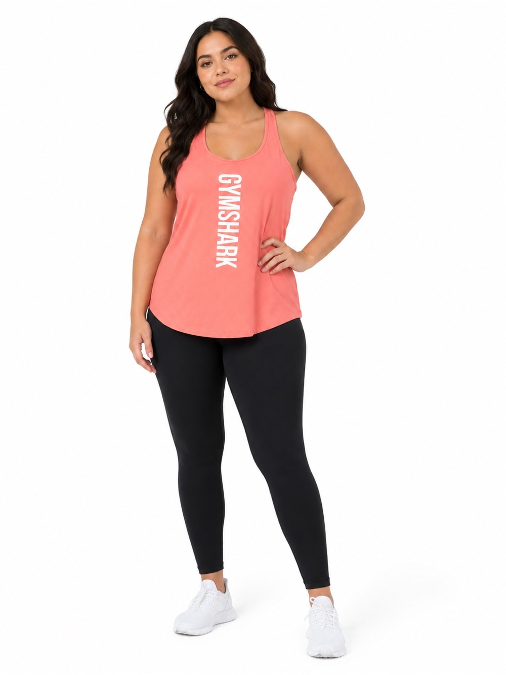Gymshark Coral Scoop Neck Tank Top - Women's Racerback